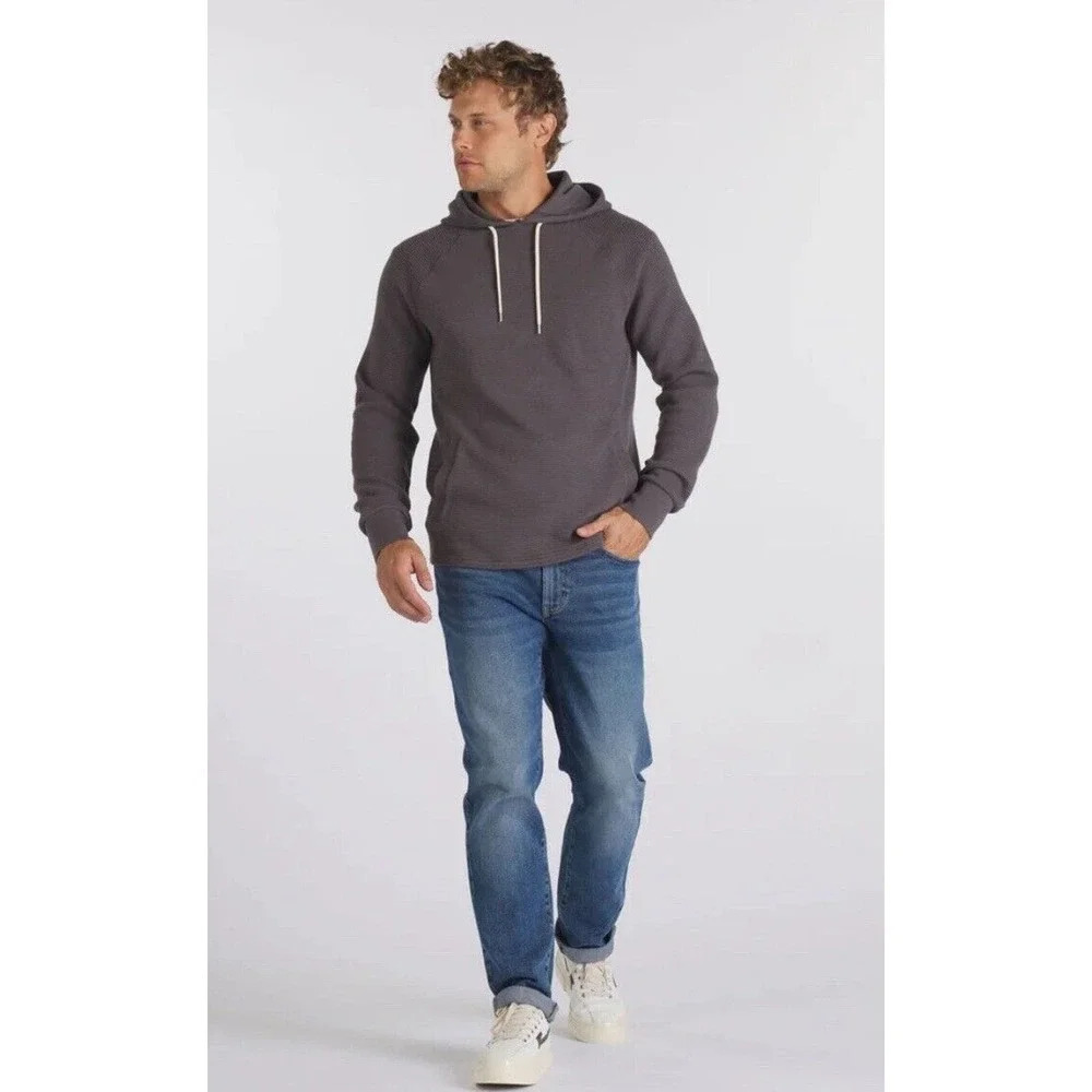 Grayers RAYBURN WAFFLE JACQUARD HOODIE Sweater Size Large U0761